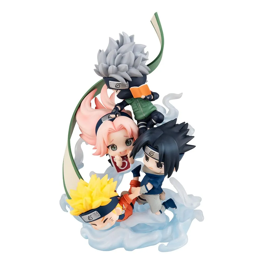 Naruto Shippuden FigUnity PVC Mini Statue Gather here  Team 7 13 cm (with gift)